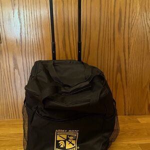 Black Rolling Duffel Bag